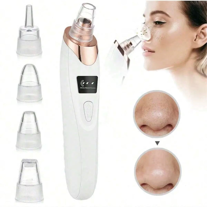 Facial Pore Vacuum Cleanser – USB Rechargeable Blackhead & Pore Suction Tool for Deep Cleansing and Gentle Exfoliation